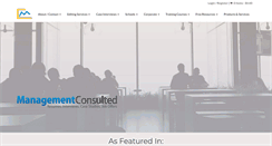 Desktop Screenshot of managementconsulted.com